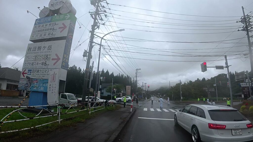 案内標識のある交差点(20.1km付近)